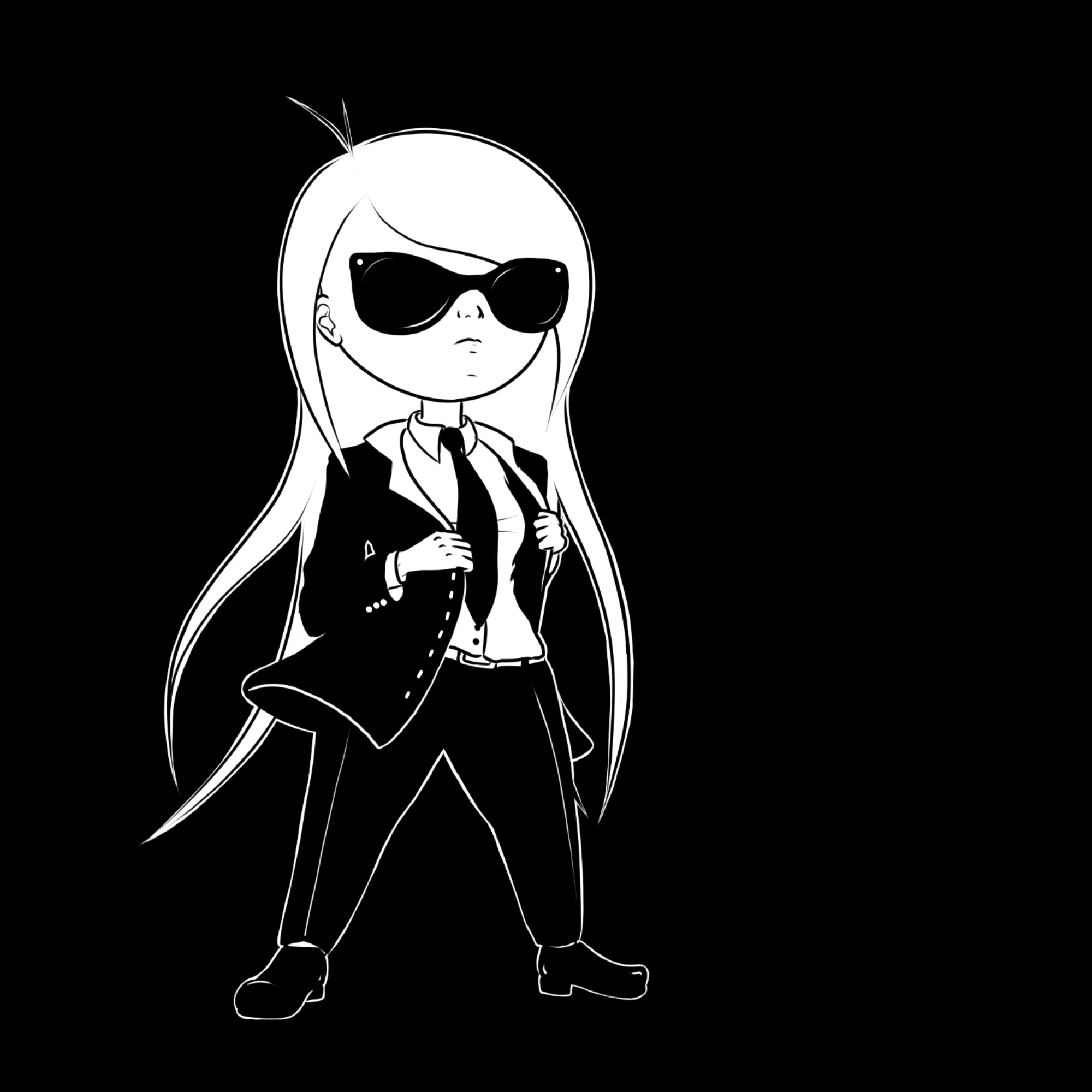 #inktober2021 - Suit - Costume