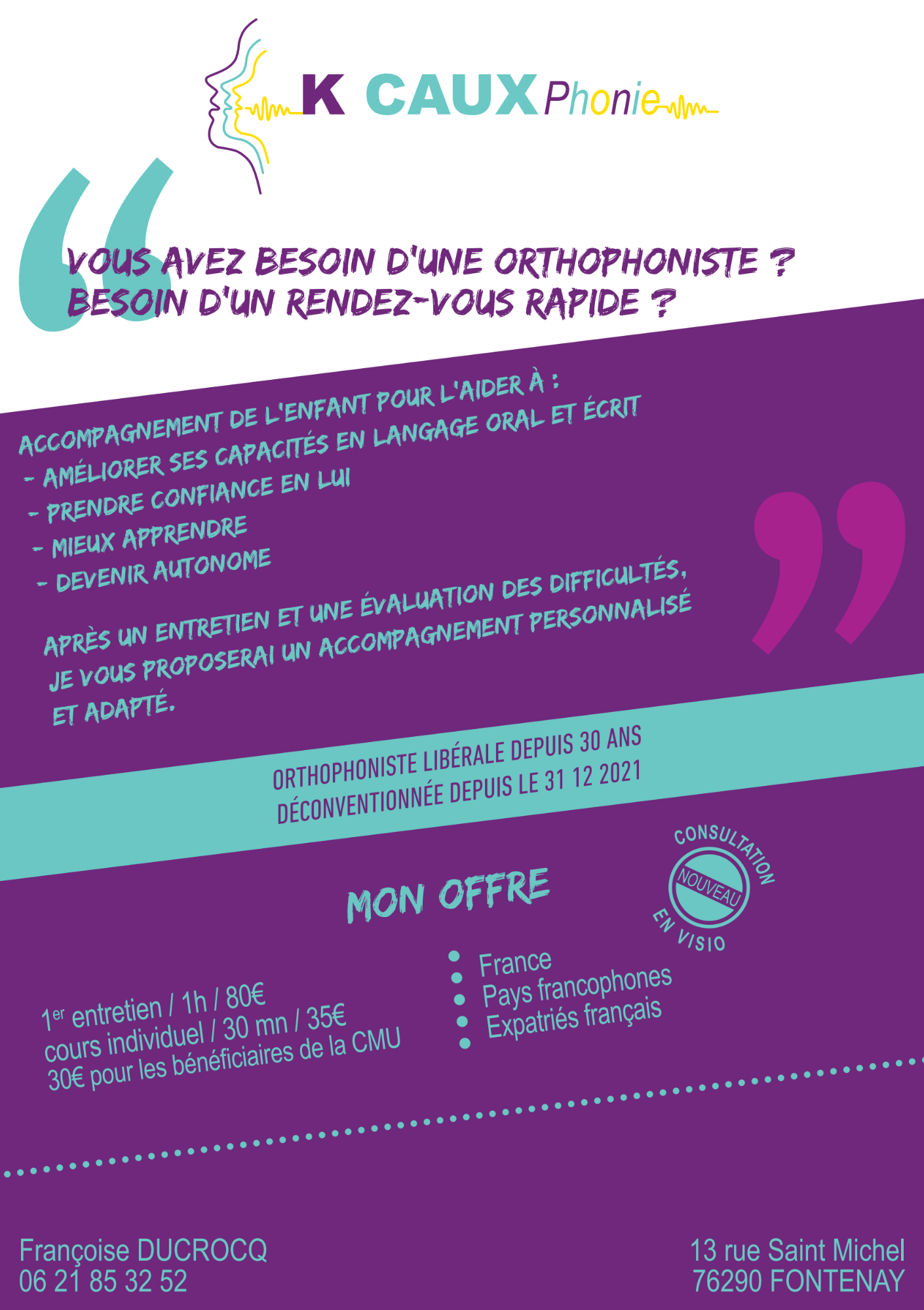Flyers - K CAUX Phonie