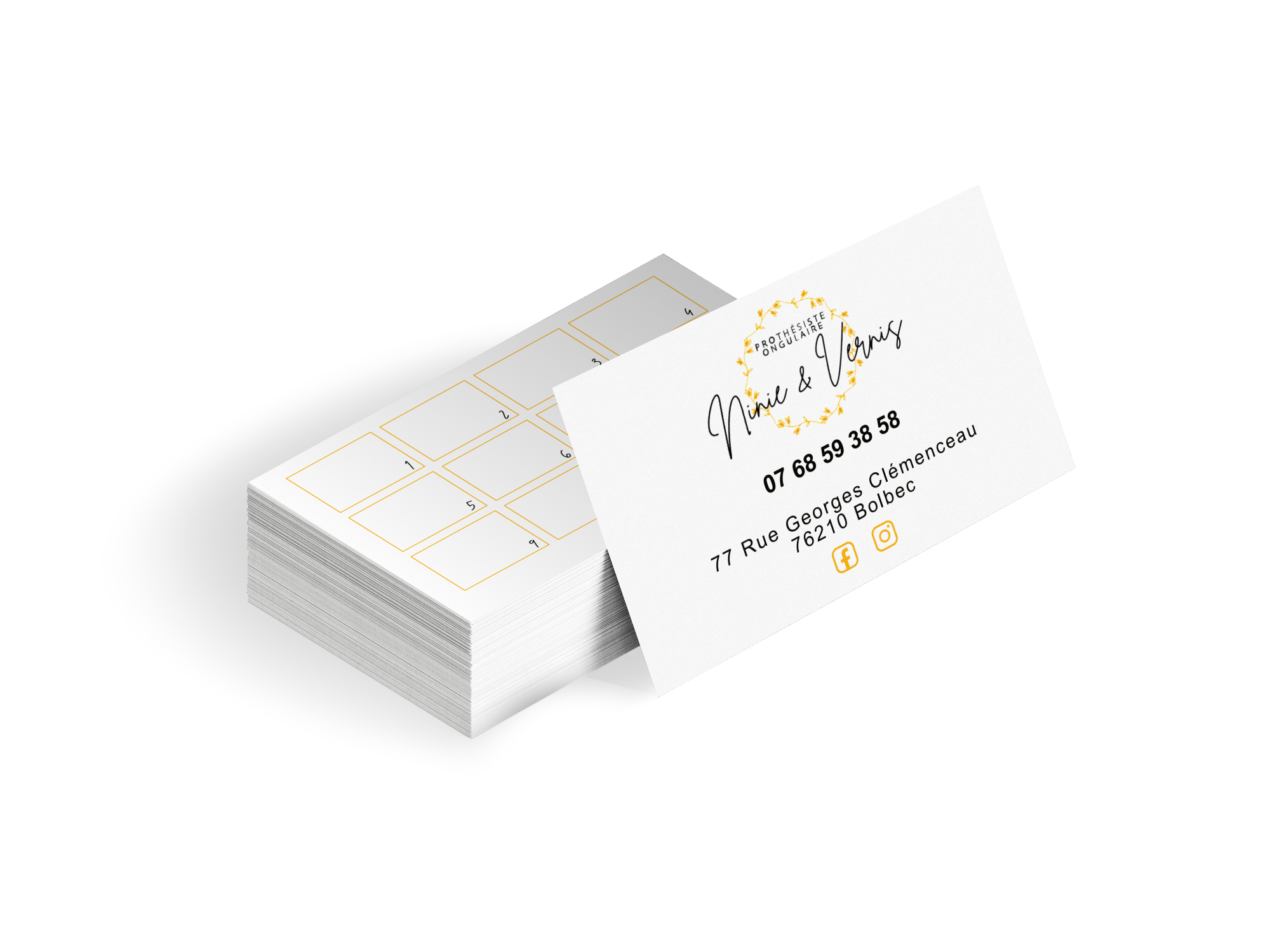 Cartes de Fidélité - Minie & Vernis