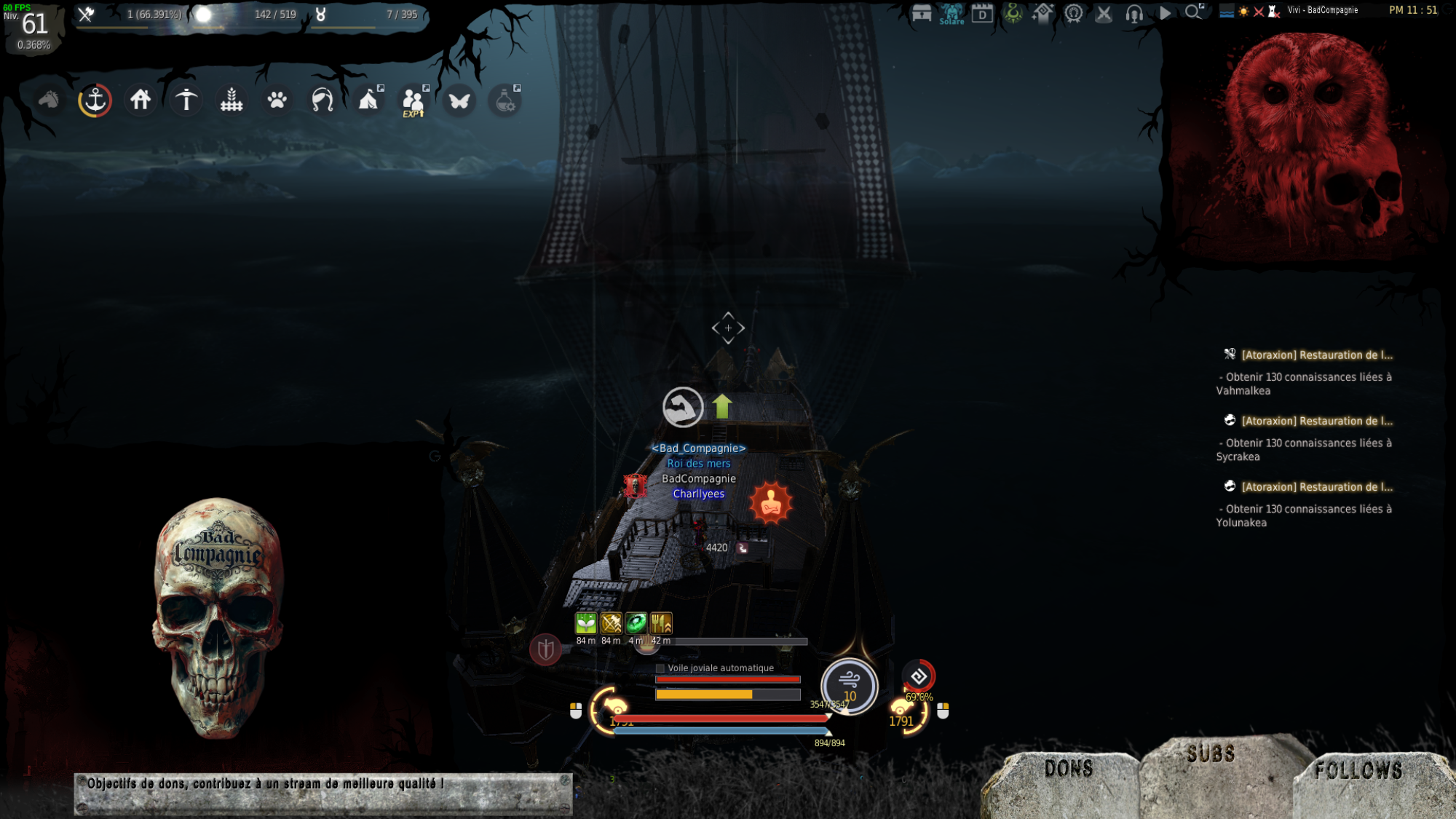 Interface Twitch - Vivi