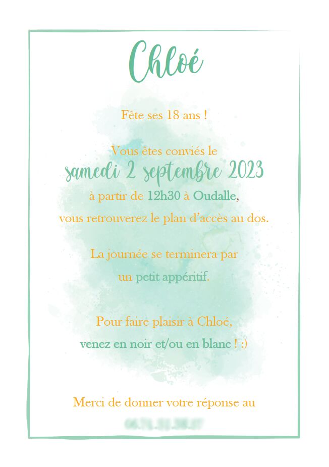 Invitations Chloé